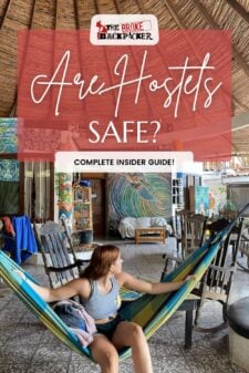 Are hostels safe pinterest image