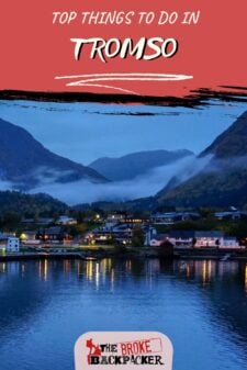 Things to do in Tromso pinterest image