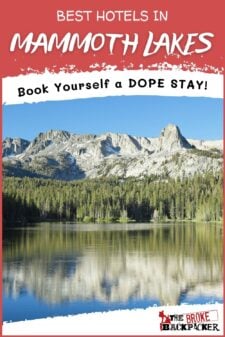 best hotels in mammoth lakes pinterest image