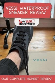 Vessi waterproof footwear review Pinterest Image