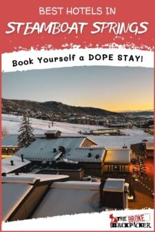 Best hotels in Steamboat Springs Pinterest image