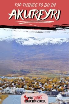 Things to do in Akureyi, Iceland Pinterest image