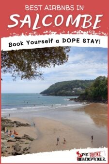 best airbnb in Salcombe uk Pinterest image