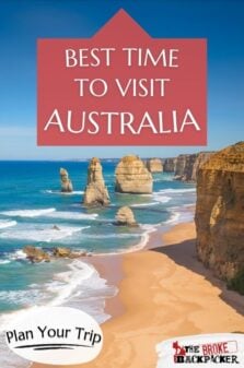 best time to visit Australia Pinterest image