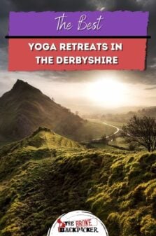 Yoga retreats in Derbyshire, United Kingdom, Pinterest image