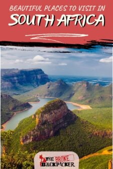 beautiful places in south africa pinterest image