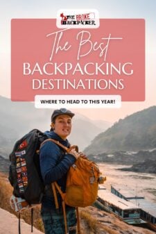 best backpacking destinations this year pinterest image